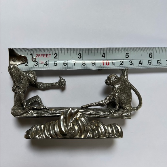 PRICE DROP!!!!  PEWTER SEE SAW MONKIES BUSINESS CARD HOLDER By Royal Selangor - Picture 5 of 7